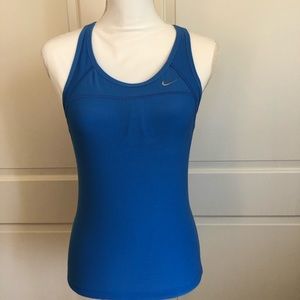 Nike Dri-Fit Blue Racerback Workout Tank Top
